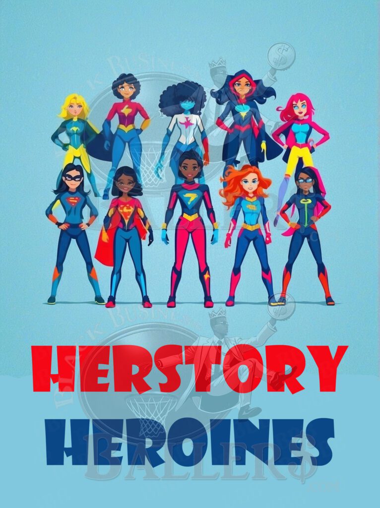 Herstory Heroines Business Brand Bundle (Logo Files + Reservation to Purchase .Com Web Domain and Social Media Pages)