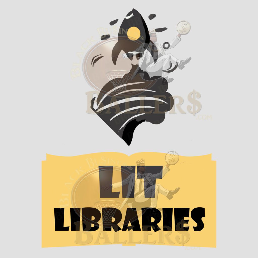 Lit Libraries Business Brand Bundle (Logo Files + Reservation to Purchase .Com Web Domain and Social Media Pages)