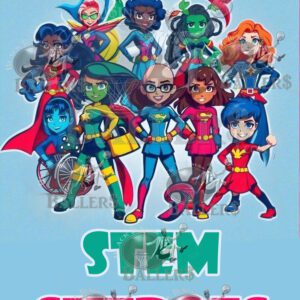 STEM Sheroes Business Brand Bundle (Logo Files + Reservation to Purchase .Com Web Domain and Social Media Pages)
